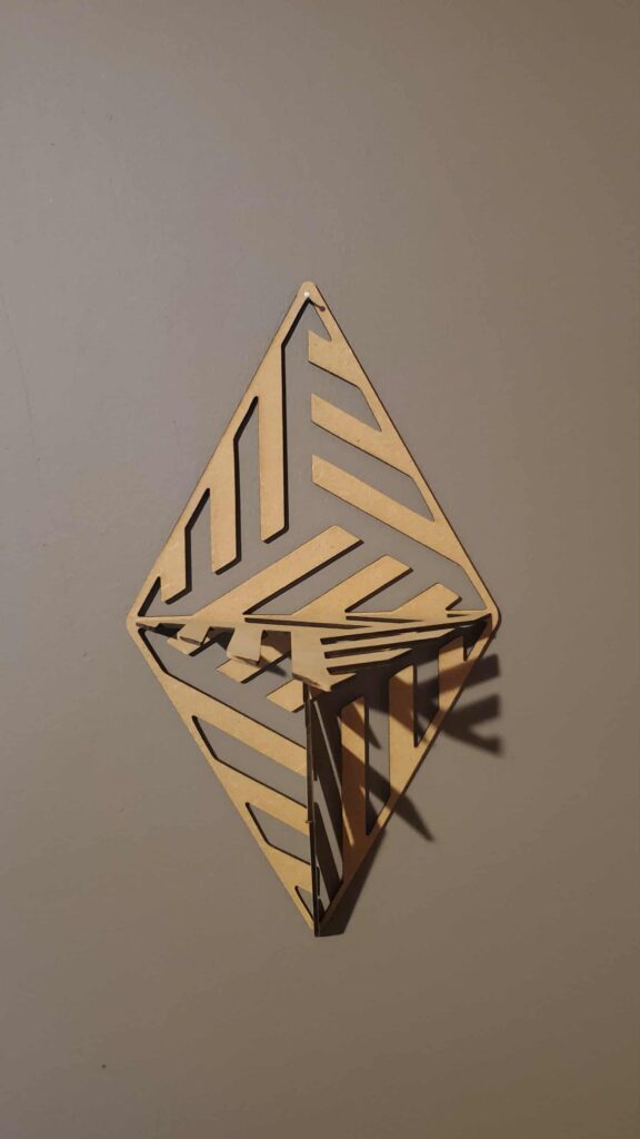 étagère murale 3x3